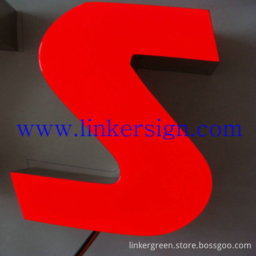 indoor/outdoor business logo resin led channel letter sign